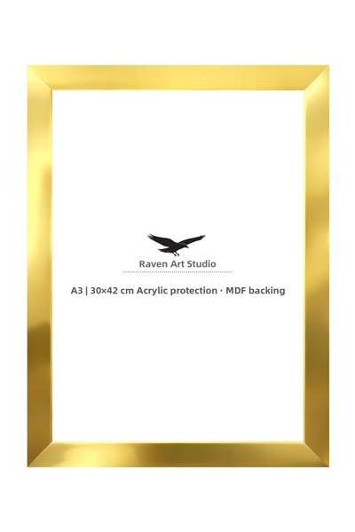 Raven Art Studio Potala A3-30X42Cm Gold Picture Photo Document Poster Documen...