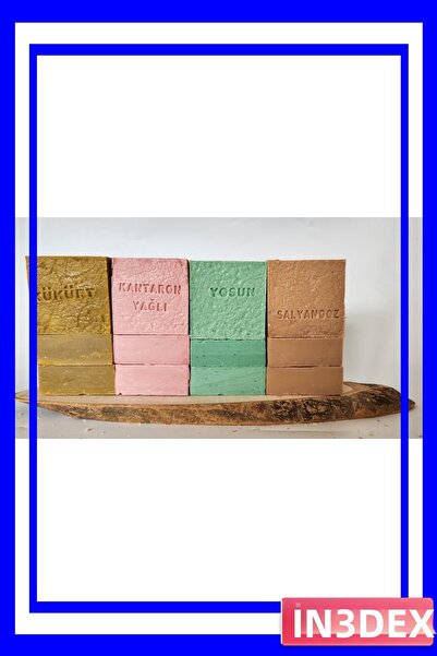 İN3DEX Economical Family Size Herbal Mixed Soap Set - 12-Piece Advantage Pack