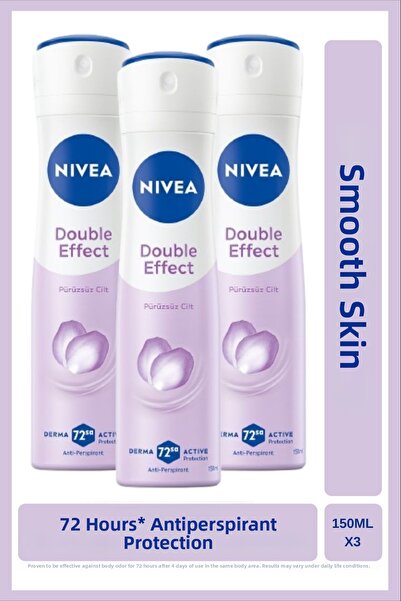 NIVEA Διπλής Δράσης Αποσμητικό Σπρέι Μωβ Όνειρα 150ml Γυναικείο Πακέτο 3 Τεμα...