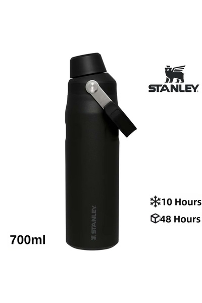 Stanley قارورة آيس فلو فاست فلو للمياه الباردة سعة 0.7 لتر باللون الأسود