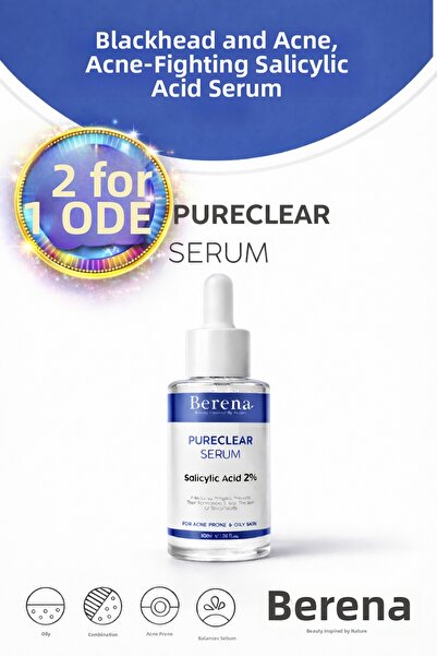BERENA سيروم العناية بالبشرة بحمض الساليسيليك 30 مل - مضاد لحب الشباب والبثور...