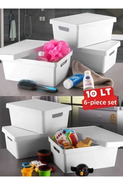 pure age 10 litri. Cutie cu capac, 6 organizatoare.