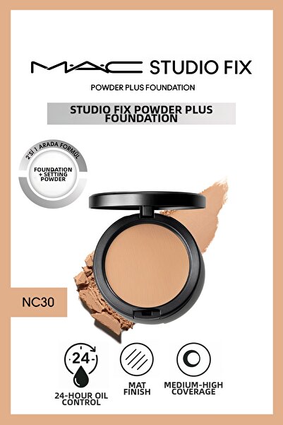 M.A.C Skin Tone Equalizer 24 Hour Oil Control Silky Nc30 Setting Powder Found...