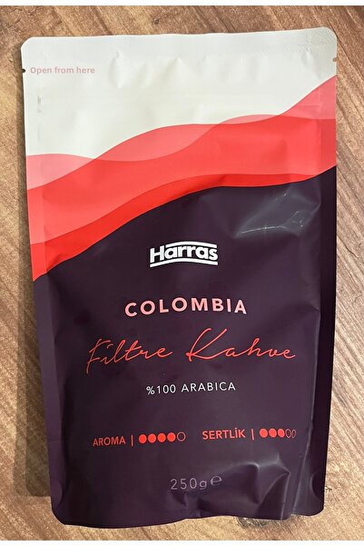 Harras Filter Coffee Colombia 250 Gr X 2 Pieces
