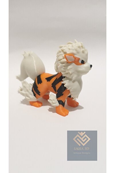 saha3d sıradışı tasarımlar مجسم بوكيمون أركانيين 7x9 سم