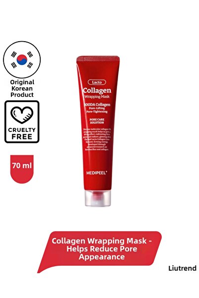 Medipeel قناع تغليف الكولاجين باللاكتو الأحمر - قناع الكولاجين (GLOBALCARE)