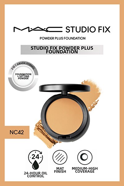 M.A.C Skin Tone Equalizer 24 Hour Oil-Control Silky Nc42 Fixing Powder Founda...