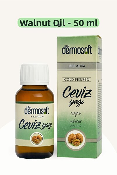 Plus Dermosoft Cold Pressed Walnut Oil 50 ml – Natural Herbal Care Oil, for M...