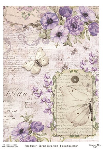 Cadence Brass Decorative Paper No:Cd966- 29X42Cm