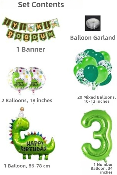 Nacario مجموعة عيد ميلاد بتصميم ديناصور من نركريوشوب (3) 1201248