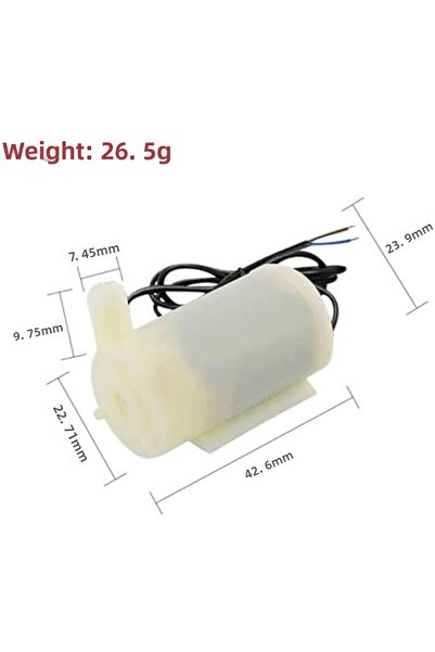 Nacario مضخة مياه غاطسة أفقية صغيرة من نركريوشوب، تعمل بالتيار المستمر 2.5 فو...