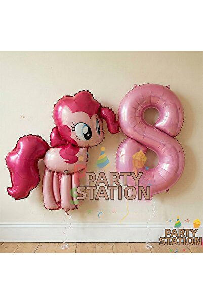 Parti Station مجموعة بالونات ماي ليتل بوني كونسبت بينكي باي وبالونات الأرقام ...