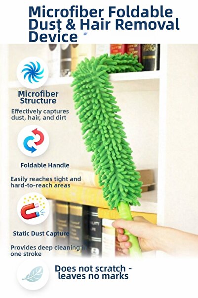 Single (قطعة واحدة) عصا فرشاة تنظيف وإزالة الشعر من الألياف الدقيقة القابلة ل...