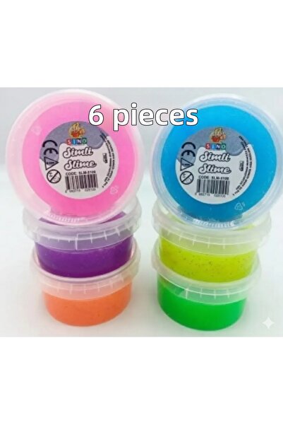 sfs elektrik سلايم 6 قطع لامعة 140 جرام