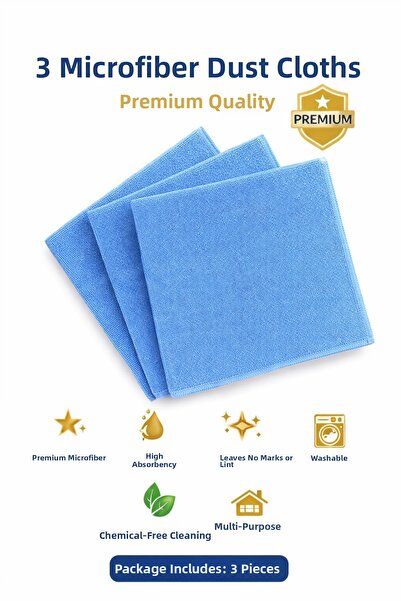 Single ( 3 Pieces ) Magic Dust Cloth 40:40 Cm