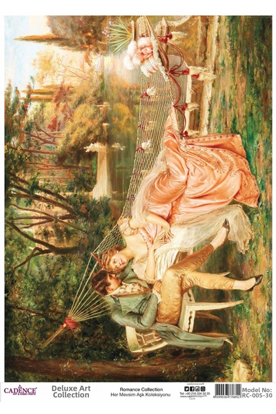 Cadence Brass Decorative Paper No:Rc05- 29X42Cm