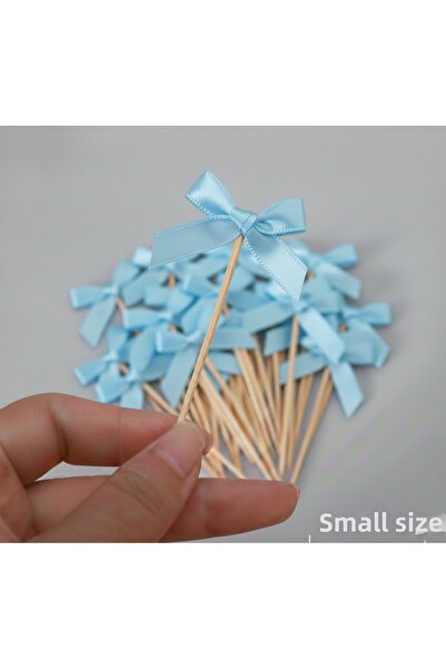 Massaltay 20 de bucăți de decorațiuni pentru tort cu funde din panglică – Pan...