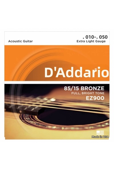 Daddario Ez900 85/15 Χορδή Ακουστικής Κιθάρας Μπρούτζου (010-050)