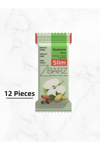 Zbarz ألدر شريط فواكه جوارانا 12 عبوة (12 × 35 جرام)
