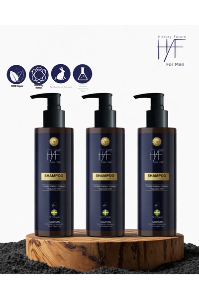 history future مجموعة شامبو مغذي مضاد لتساقط الشعر 250 مل × 3 - يدعم الفيتامي...