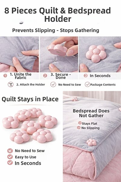 Hayveys 8 bucăți imprimeu floral pilotă Stabilizator - cearșaf și pernă Organ...