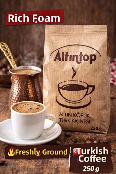 ALTINTOP Golden Foam Turkish Coffee |   Grounded |   250 g