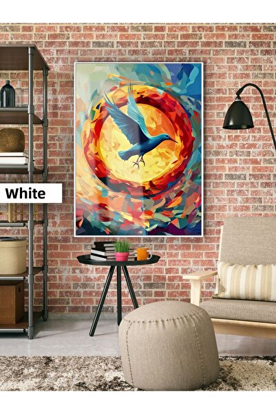 Harika bir ev HARİKABİREV | Model modern abstract pasăre-soare | TABLĂ DE STI...