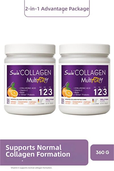 Suda Collagen Multiform Orange Jar 360 g X2