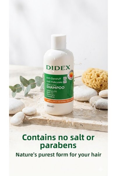 DİDEX Herbal Dandruff Shampoo 250Ml-For All Hair Types