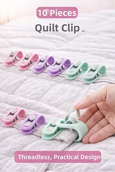 Berdina Home 10 Pieces Quilt Bedding Fixing Sheet Curtain Tulle Fixer Holder ...