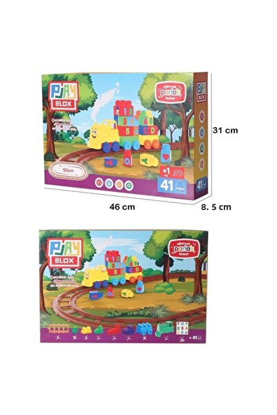 Lisinya 2403 - Playbox 41 Piece Lego Train Set (Lisinya)