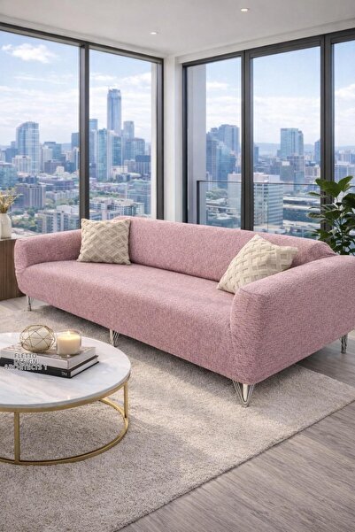 ÖZMAKAN Κάλυμμα καναπέ 3 θέσεων Jacquard - Κάλυμμα καναπέ-κρεβάτι (Περιεχόμεν...