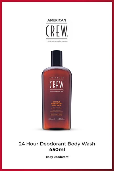 American Crew Gel de duș Deodorant 24 Hour pentru bărbați 450 ml – Gel de duș...