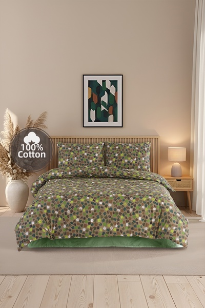 Cote Blanc Set de lenjerie de pat Mineral 100% bumbac, mărime mare