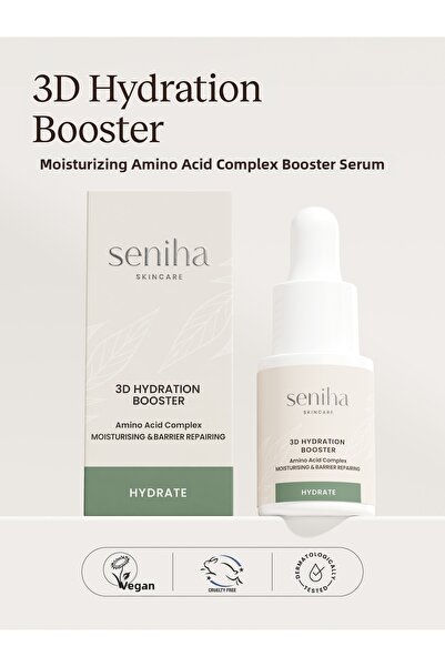 Seniha Skincare 3D Hydration Ha Booster 30 ml I Moisturizing Amino Acid Compl...