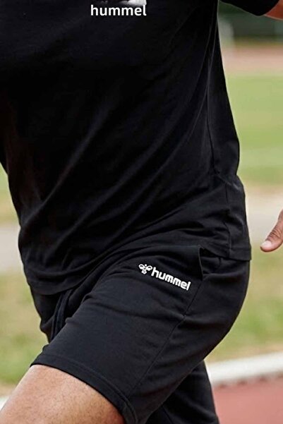 hummel Βαμβακερό σορτς με τσέπες Ανδρικό σορτς 511-2001 Μαύρο