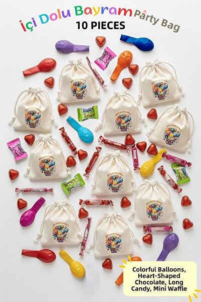 Bagg Filled Mini Holiday Bag 8X9Cm (10Pcs)