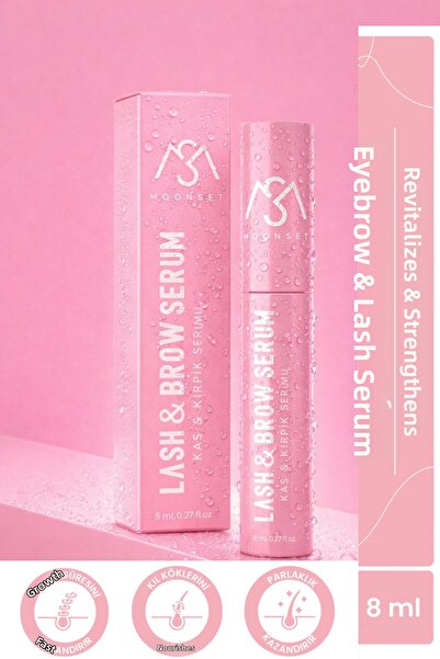 moonset سيروم للحواجب والرموش – سيروم نباتي مقوي ومطول ومغذي (8 مل)