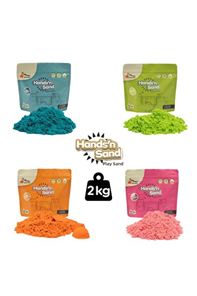 Playever Hands'N Sand Natural Play Sand 2kg - 4 Colors