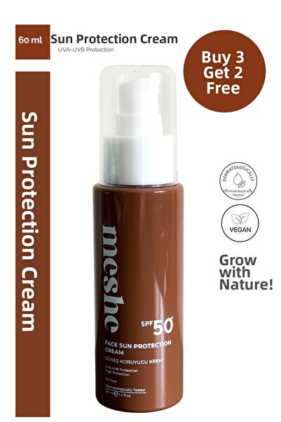 Meshe كريم واقي من الشمس بعامل حماية من الشمس 50+ عالي الحماية |   العناية ال...