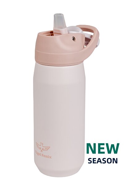 Fagel Fenix 550 ml Sliding Pale Peach Double Layer Stainless Steel Flask