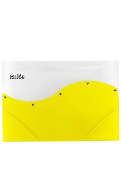 Noki File with Elastic Dividers 030-Yellow