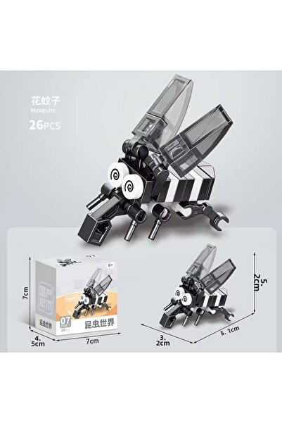 synshop Pointy Fly Mini Animals Animal 26 Pieces Bricks 3D Jigsaw 3 Dimension...