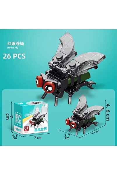 synshop Kara Sinek Mini Animals Animal 26 Pieces Bricks 3D Puzzle Building Bl...