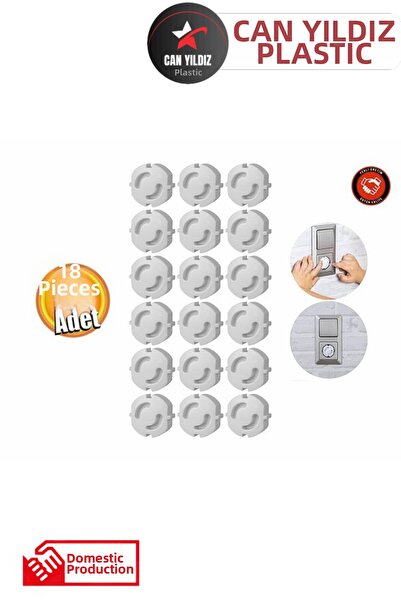 CAN YILDIZ PLASTİK غطاء المقبس، غطاء حماية لسلامة الأطفال والرضع، واقي المقبس