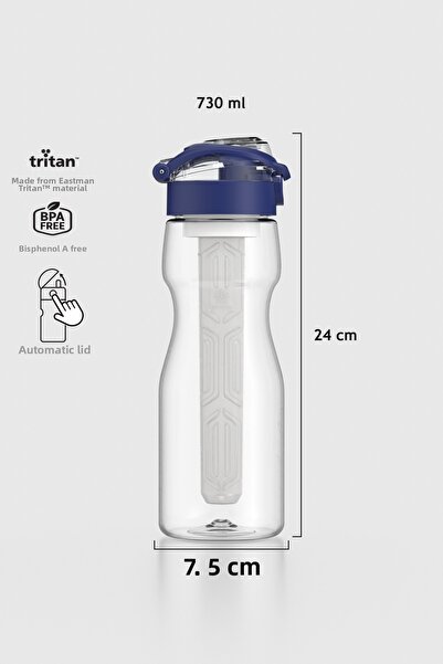 Renga Saga Ice Chamber 730 ml Tritan Flask 911039 Blue