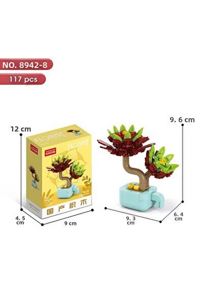 synshop Succulent Aeonium Arboreum Potted Flower Decor 117 Pieces Bricks Buil...
