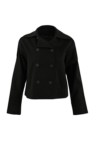 Trendyol Collection Black Regular Trench Coat Twoaw26Tr00020
