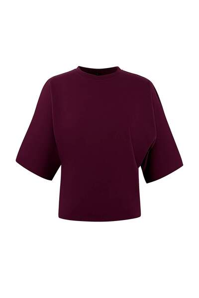 Trendyol Collection Esențiale pentru garderobă - Tricou tricotat din bumbac, ...