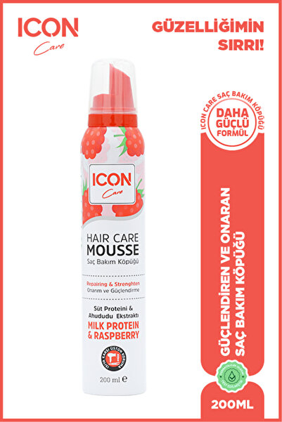 ICON Care Saç Bakım Köpüğü 200ml Milk Protein&Raspberry-